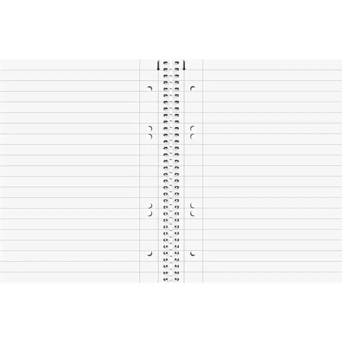 BRUNNEN Collegeblock DIN A5 liniert Seitenrand +Lochung Spiralblock Schreibblock - Bild 4 von 4