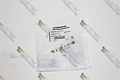 Turck, BMSWS 8151-8.5, 6904722, M12 5p 5 Pin Metal Gold Round Profibus Male Plug