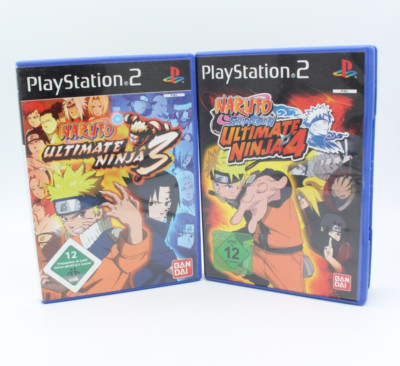 Playstation 2 Naruto Ultimate Ninja 3+4 Bandai PS2