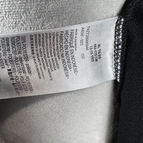 Nike Jordan Youth XL Full-Zip Track Jacket – Black & Red, Basketball Track Style - Picture 12 of 12