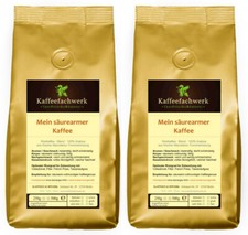 Mein säurearmer Kaffee 2x500g ♥ 1kg Bohnen oder gemahlen vom Kaffeefachwerk
