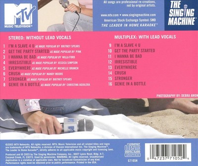 THE SINGING MACHINE - MTV POP EXPLOSION, VOL. 1 [PA] NEW CD
