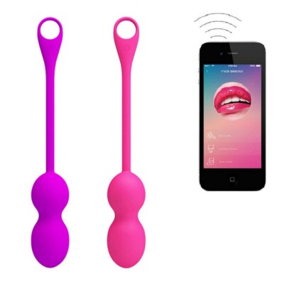 Liebeskugeln Vibro Ei Vibratiorei Vibrator Ei Silikon aufladbar m. App Steuerung