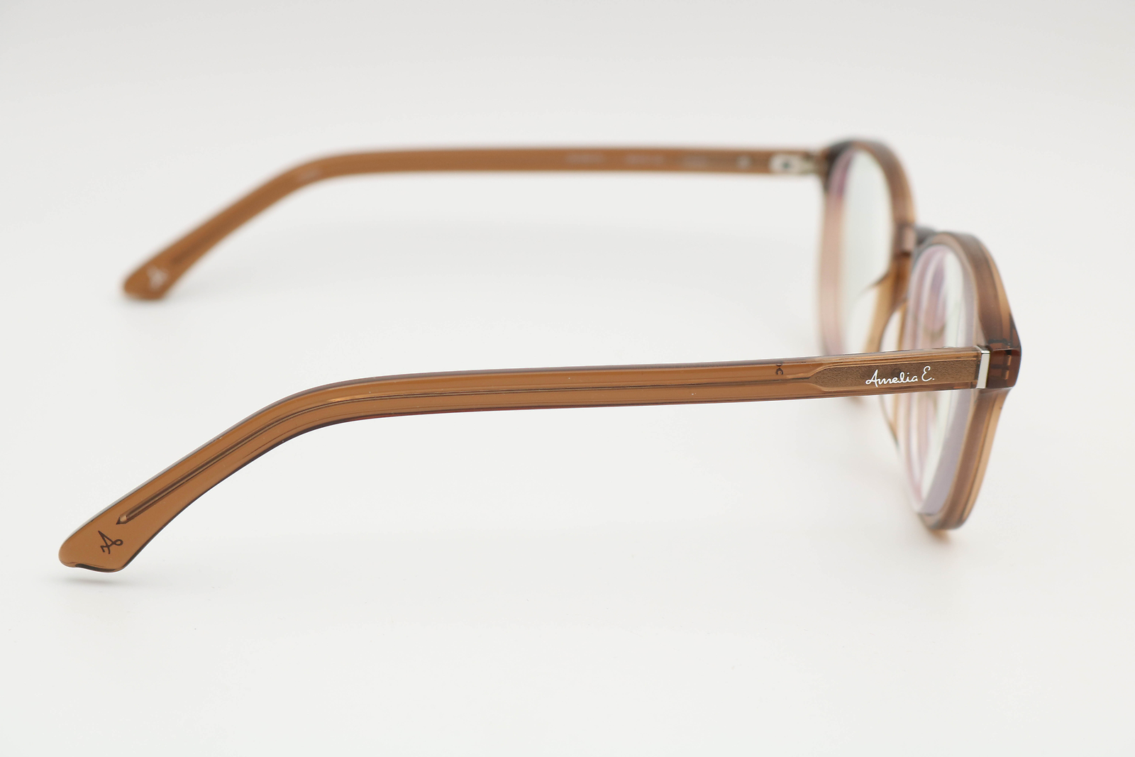 Amelia E Cove Brown Oval 35-003179 Eyeglasses Frames 50-19-140