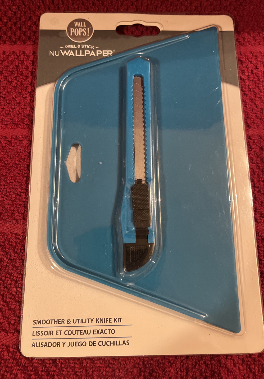Utility Knife & NuWallpaper Smoother Kit!! Wallpaper Peel and Stick Tool