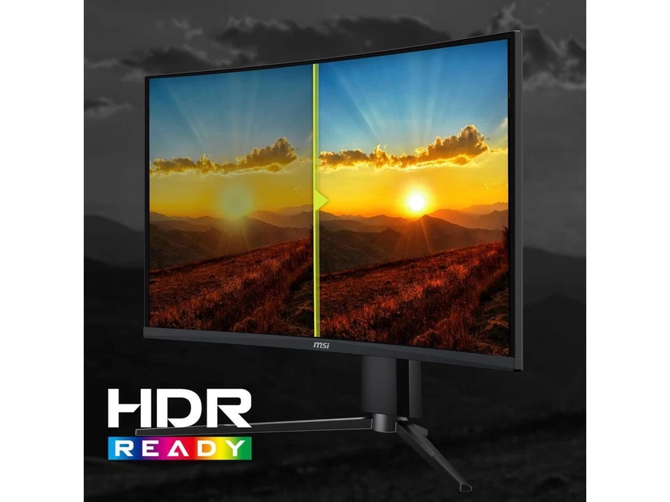 MSI 27" 180 Hz Rapid VA QHD Gaming Monitor 2560 x 1440 (2K) 0.5ms (GTG) MAG27CQ6 - Image 3 of 4