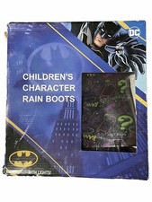 DC Batman Childrens Rain Character Boots