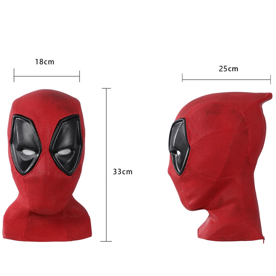 Deadpool Wade Wilson Cosplay Helmet Superhero Mask Costume Accessory - Image 2 of 4