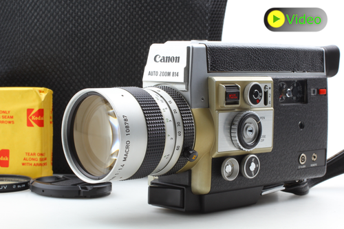 N.MINT] Canon Auto Zoom 814 Electronic Super 8 Movie Caméra