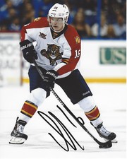 FLORIDA PANTHERS ALEKSANDER BARKOV SIGNED AUTHENTIC 8X10 PHOTO B COA NHL FINLAND