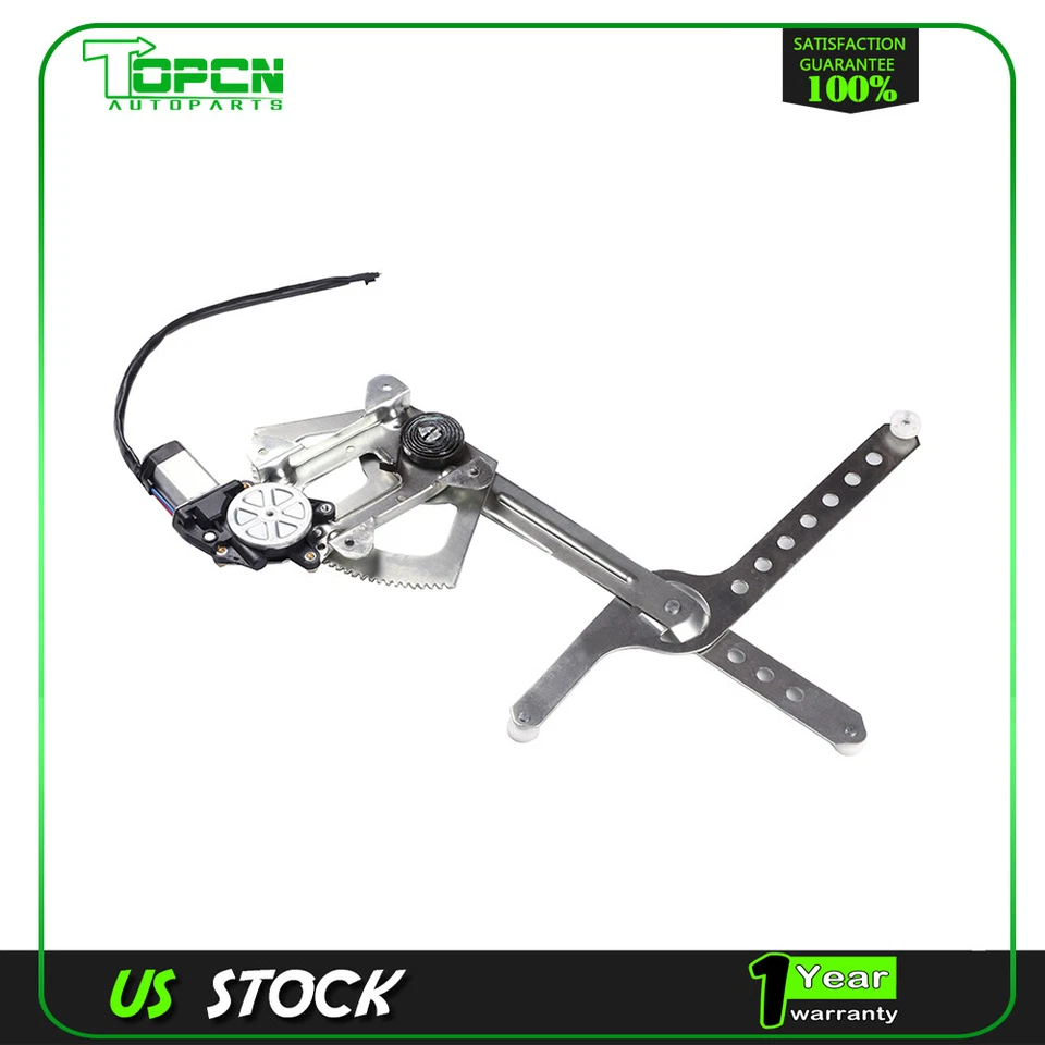 Regulador de ventana eléctrica para Chevy GMC Yukon Cadillac Escalade delantero derecho con motor Foto 4 de 4