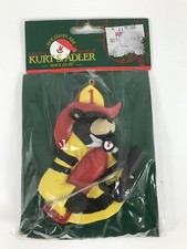 Kurt Adler Fireman Firefighter Bear Christmas Ornament, New In Package