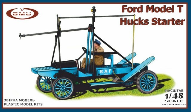 GMU Models 48003 1:48 Ford Model T Hucks Starter Car Plastic Model Kit
