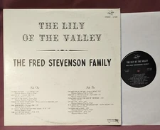 Fred Stevenson Family - Lily Of The Valley Gospel VG+/VG Guitar Bass Piano Organ