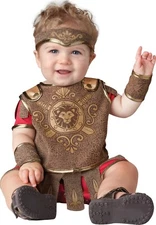 Infant Baby Gladiator Hercules Medieval Costume 