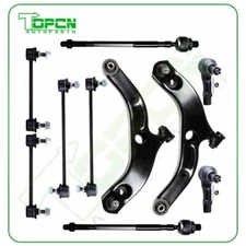 10x For 2001 -2003 Mazda Protege Front Lower Control Arms Sway Bars Tie Rod Ends