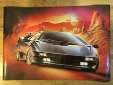 Lamborghini Diablo Dawn Illustration Hochglanzposter Athena Int'l Vintage 1992