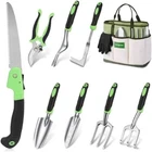 Garden Tool Set 10 Piece Heavy Duty Lightweight Aluminium Alloy Tools Ergonomic
