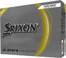 NEW 2023 Srixon Z-Star Diamond Golf Balls - 3 Dozen Lot 36 total - White