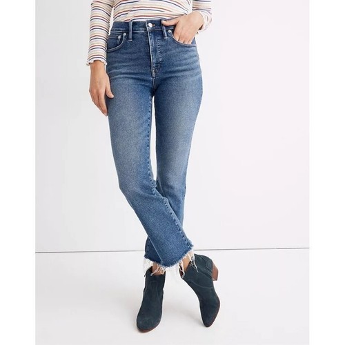 Madewell Cali Demi Boot Raw Hem