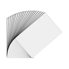 Premium Blank Inkjet PVC Cards for ID Badge Printers - Graphic Quality White ...