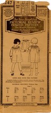 Revue picturale 3247 Robe enfant avec smocking, col festonné taille 4 COMPLÈTE