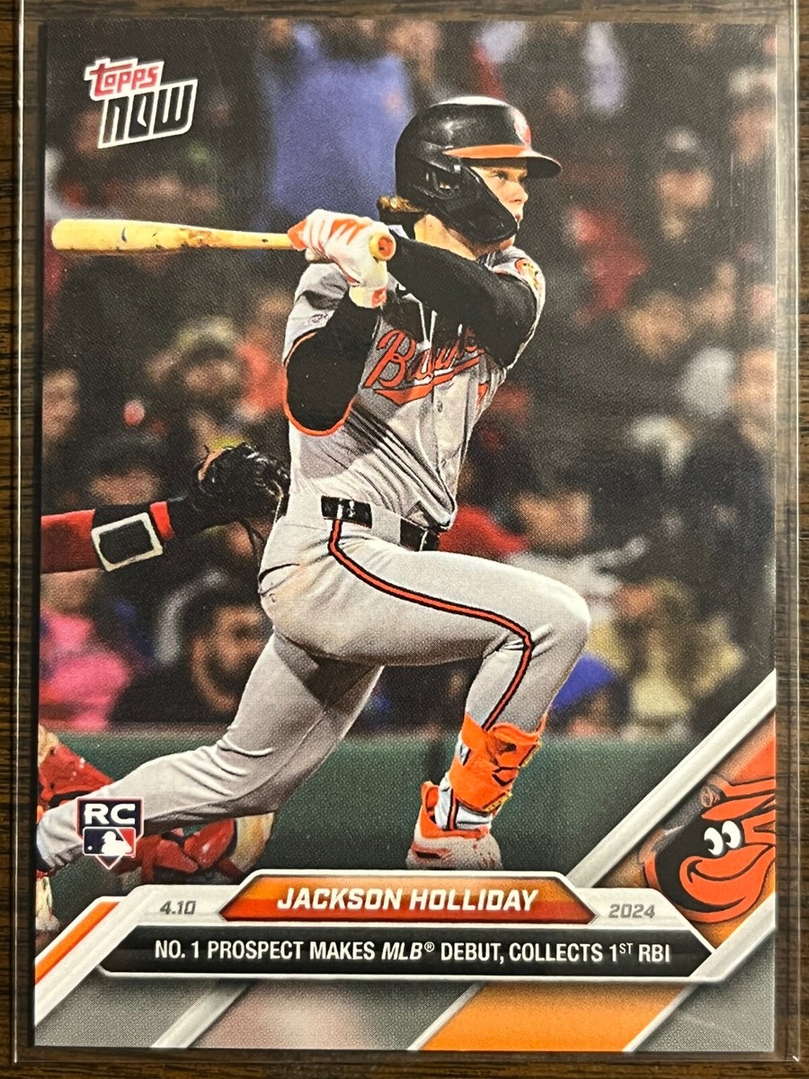 2024 Topps Now #61 Jackson Holliday Baltimore Orioles RC | eBay