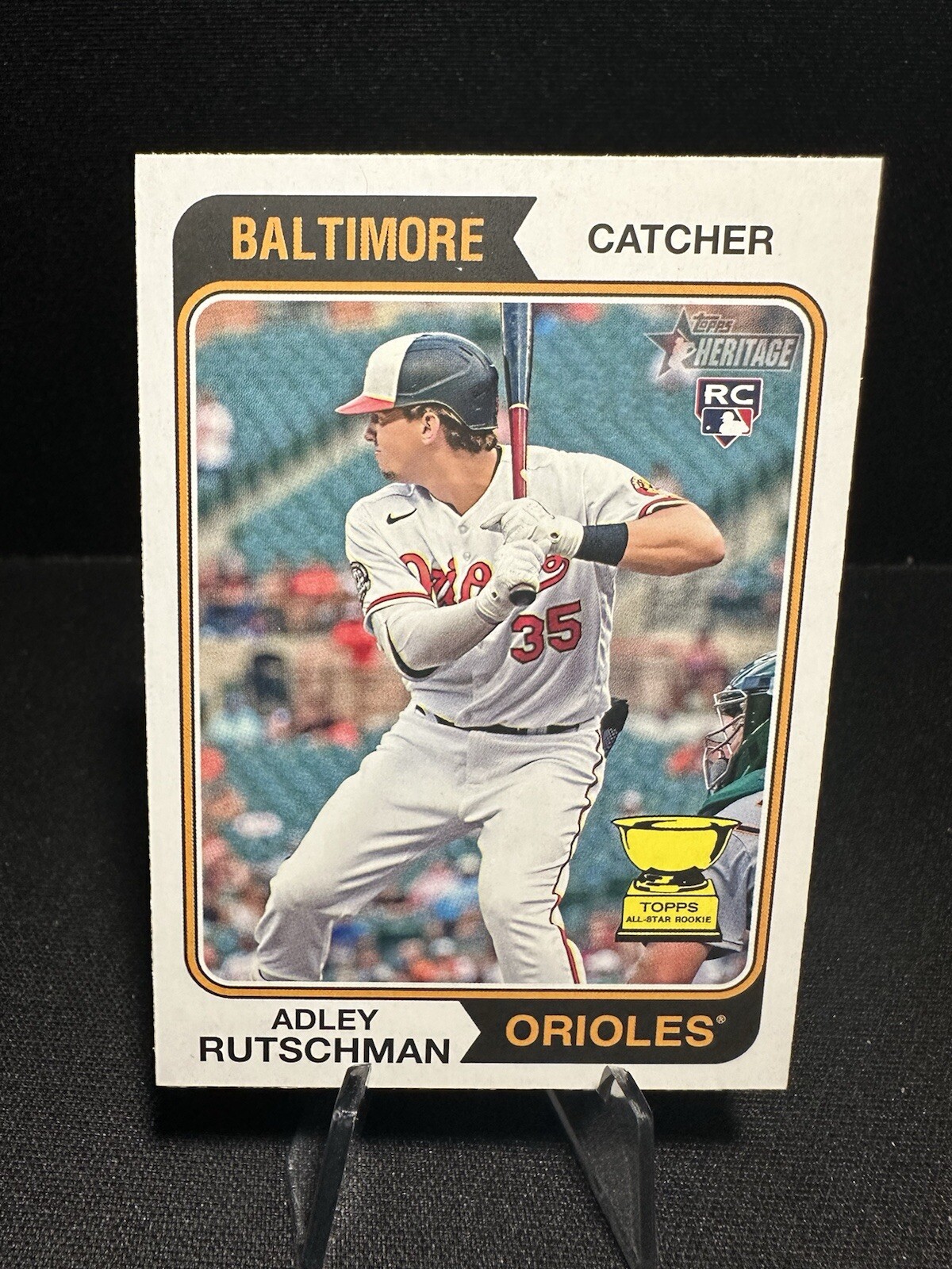 2023 Topps Heritage Adley Rutschman RC #7 Orioles