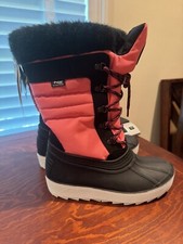 PAJAR Fur Boots Pink US 6 Womens Winter Snow NWOB