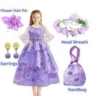 Encanto Halloween Dress for Kids Mirabel Isabella Costume One Size 5-8