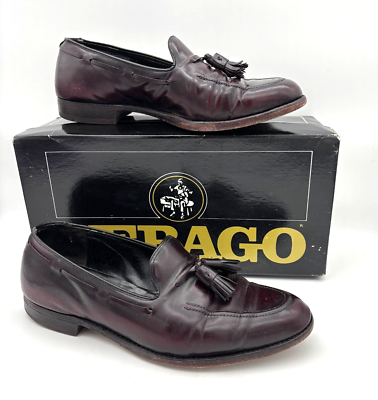 Vintage Sebago Loafers Leather Brown Slip On Casual Tassels  display picture 1
