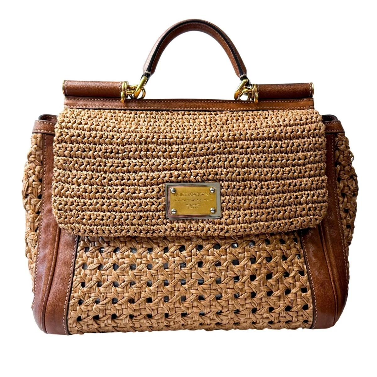 Dolce&Gabbana Satchel/Top Handle Bag Brown Bags & Handbags for
