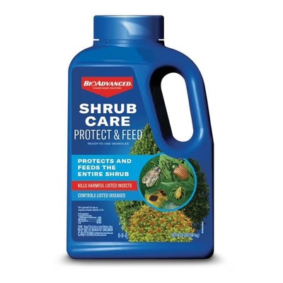 BioAdvanced Shrub Care Protect & Feed, Granules, 4 LB