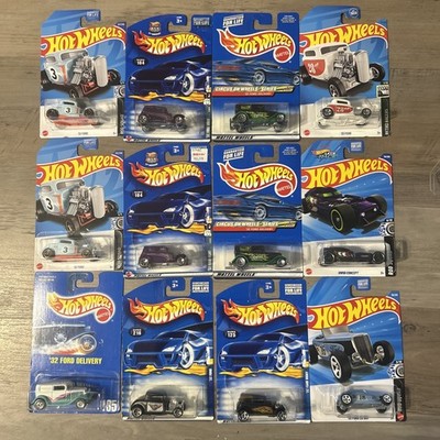 Hot Wheels Lot Of 12  32 Ford Gulf, Vicky s, HW50, Delivery, Lo Boy