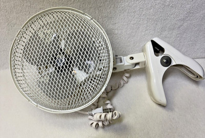 Vintage Holmes,Portable Fan Clip Mount,9'' Ocelating,Adjustable,,2 speed,Works,