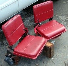 1988 Ford Ranger Extended Cab Pair Of Red Jump Seats 1988 Ford Ranger Extended Cab Pair Of Red Jump Seats