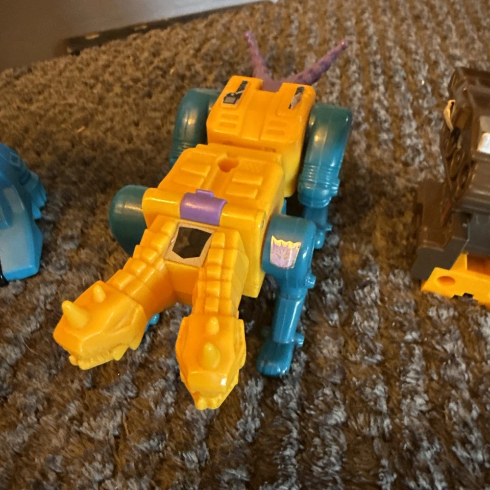 Vintage Transformers 1980s G1 SNAPTRAP Topspin Terrorcon Nosecone Figure Lot - Image 4 of 4