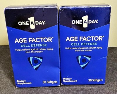 2X One A Day  AGE FACTOR  Cell Defense 30ct x2  Exp 03/26