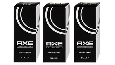 (pack of 3) AXE BLACK AFTER SHAVE  100ML 3X100ML  FREE SHIPPING