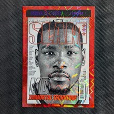 2020-21 Panini Hoops Kevin Durant #13 Slam Magazine Purple Explosion Foil SP