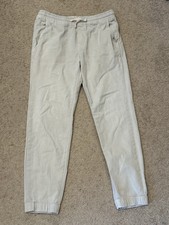 Marine Layer Saturday Pant Jogger Mens Medium Slim Fit Khaki