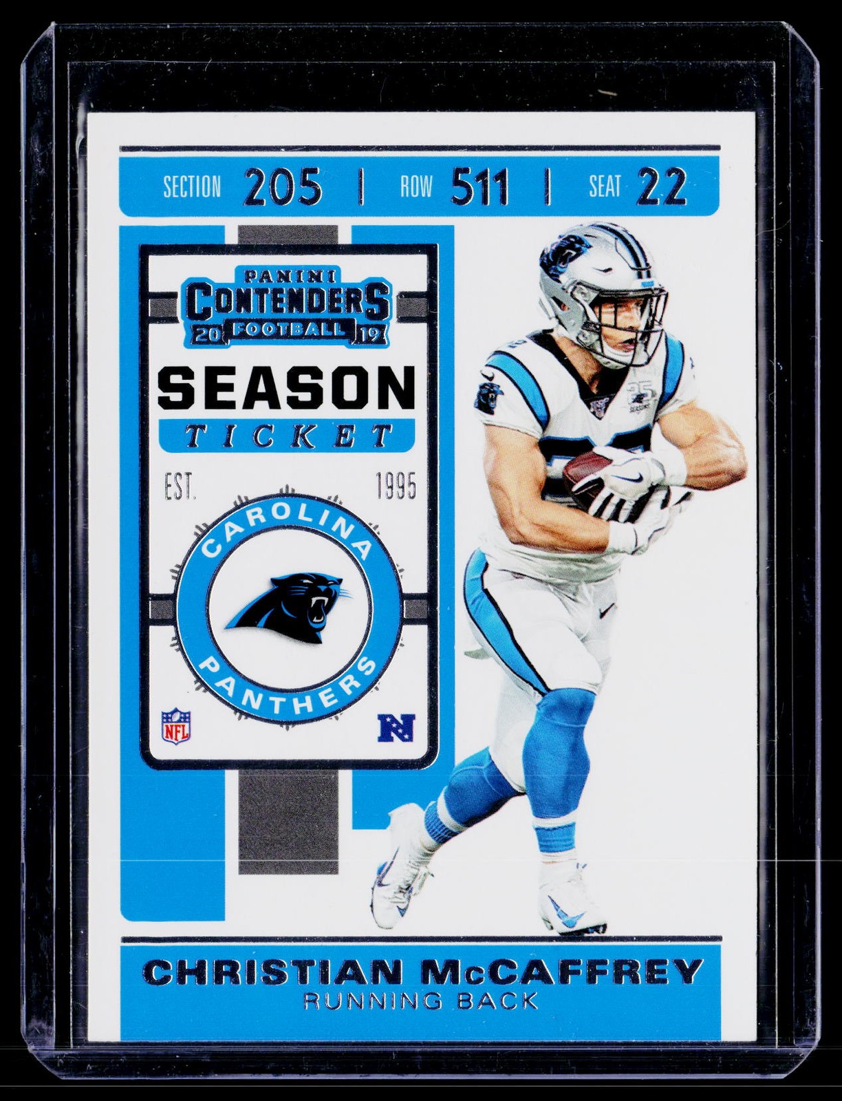 2019 Panini Contenders #76 Christian McCaffrey F52