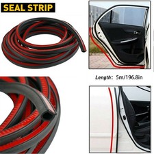 Universal Weatherstrip Small D-shape Car Door Rubber Weather Seal Hollow Strip