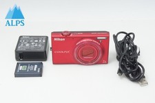 Nikon COOLPIX S6100 16.0MP Compact Digital Camera Super Red 260714av
