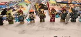Huge Lot Of LEGO Chima Minifigures & Builds &ndash; Read Description For Details