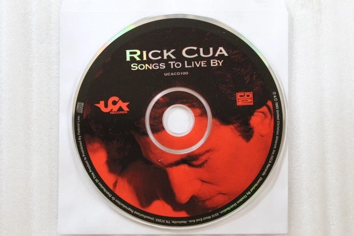 Rick Cua - Songs To Live By CD Foto 3 de 3