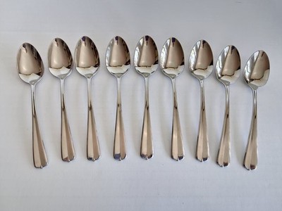 9pc Set Oneida USA Gala Impulse Teaspoons 6 1/8''