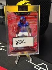 2023 Wild Card Wild Chrome Tyreque Jones Auto Red 6/6 Short Print Rookie RC. rookie card picture