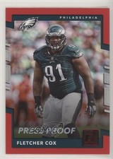 2017 Panini Donruss Press Proof Red Fletcher Cox #249 z7h