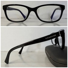 Coach Hc6089 5002 Black Rectangle Eyeglasses Frames 51-16-135 Women s